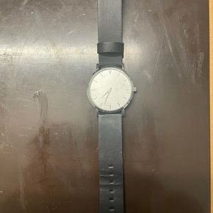 Leather watch